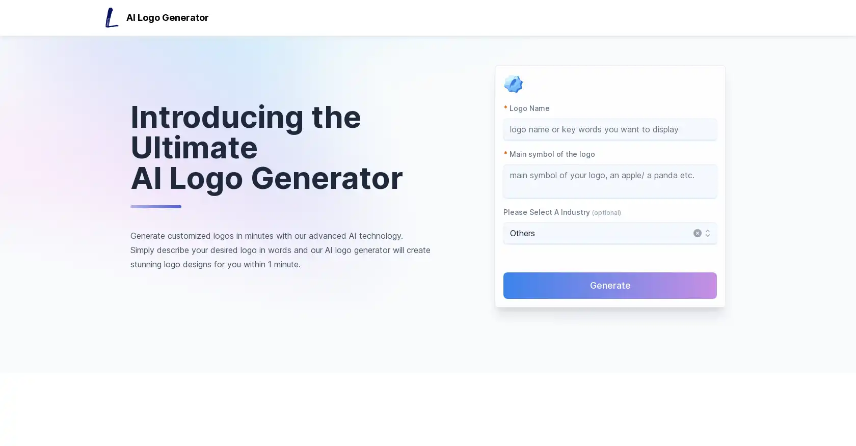 AI Logo Generator - AI tool for Logo Maker, Logo design
