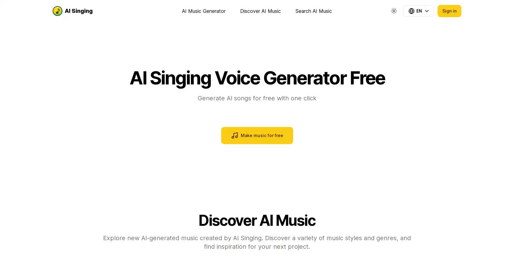 AI Music Generator Free | AI Singing - AI tool for AI, AI music