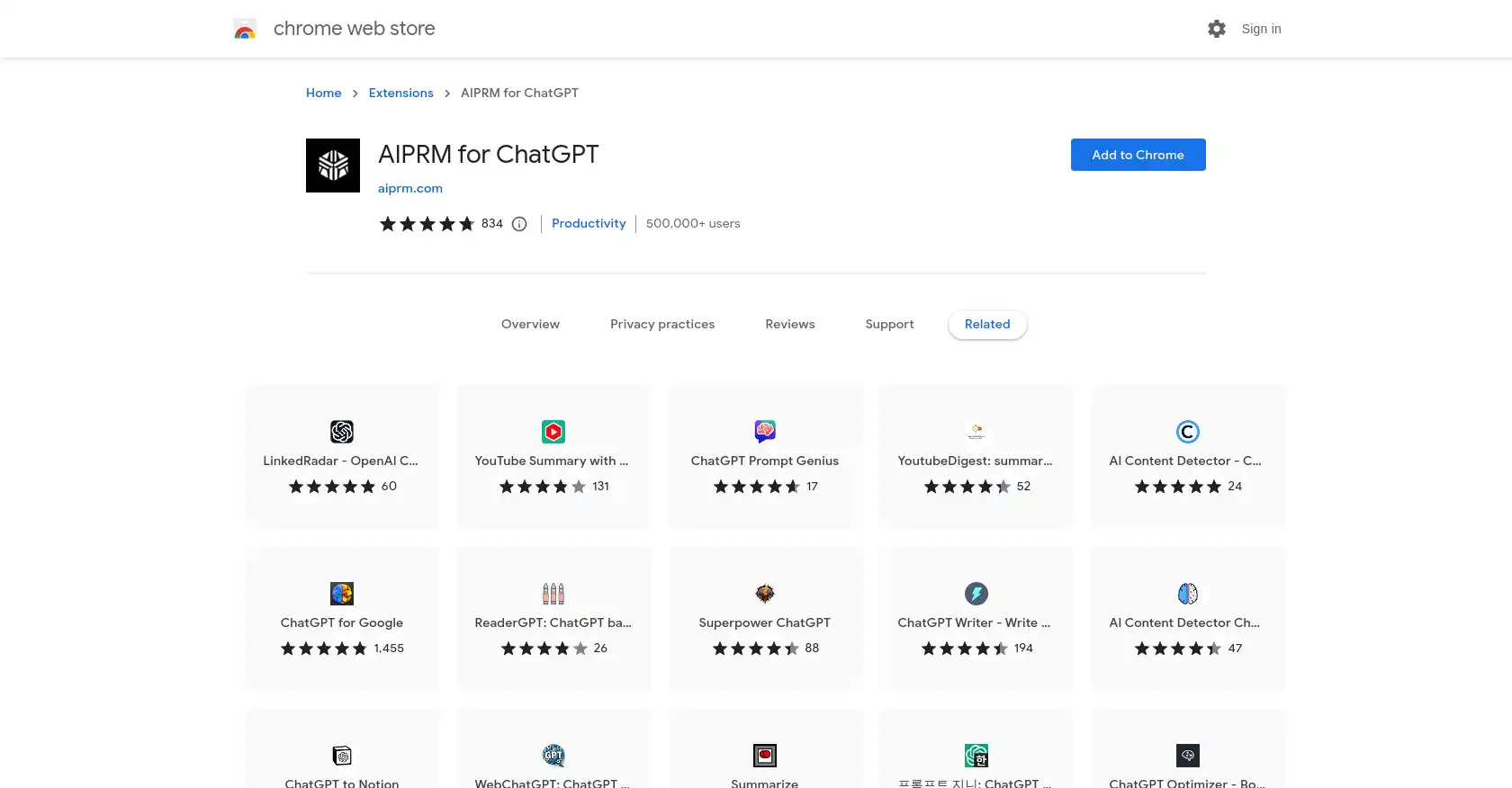 AIPRM for ChatGPT - AI tool for Writing assistant, Content Creation, Templates