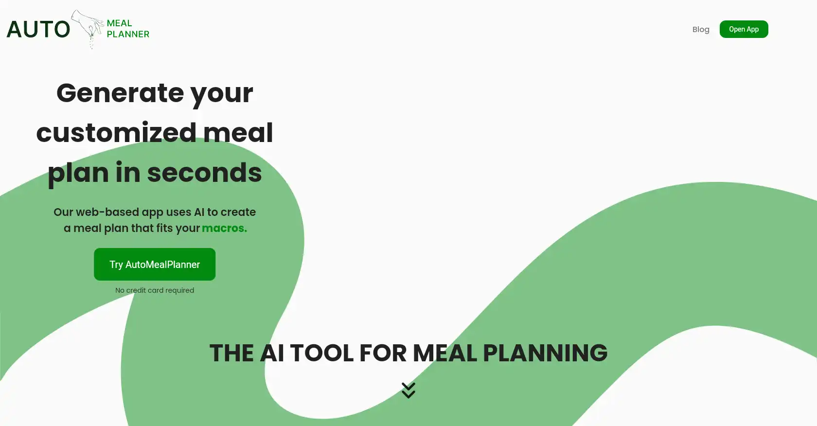 Auto Meal Planner - AI tool for Food planner, Meal Planner