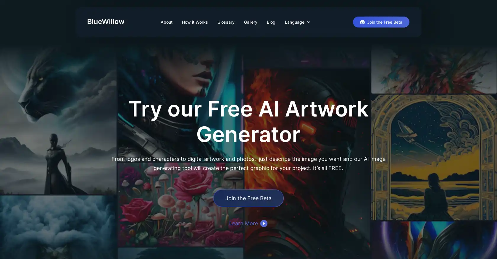 BlueWillow AI - AI tool for Digital art, Logo design, Art generation