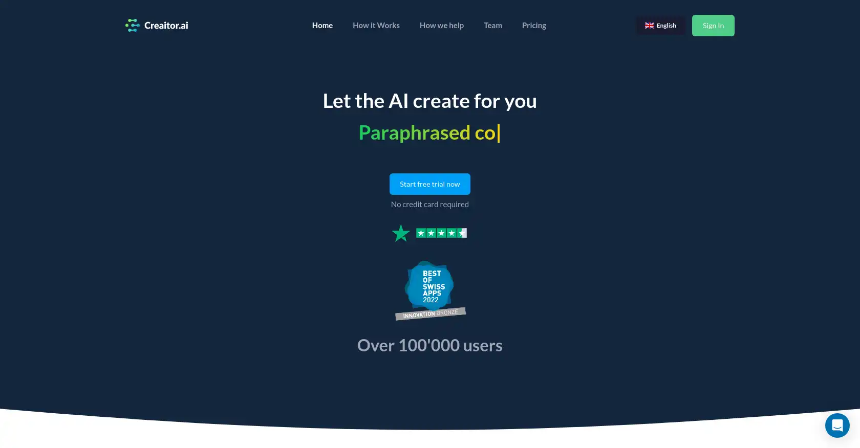 Creaitor.ai - AI tool for Content Creation, Productivity