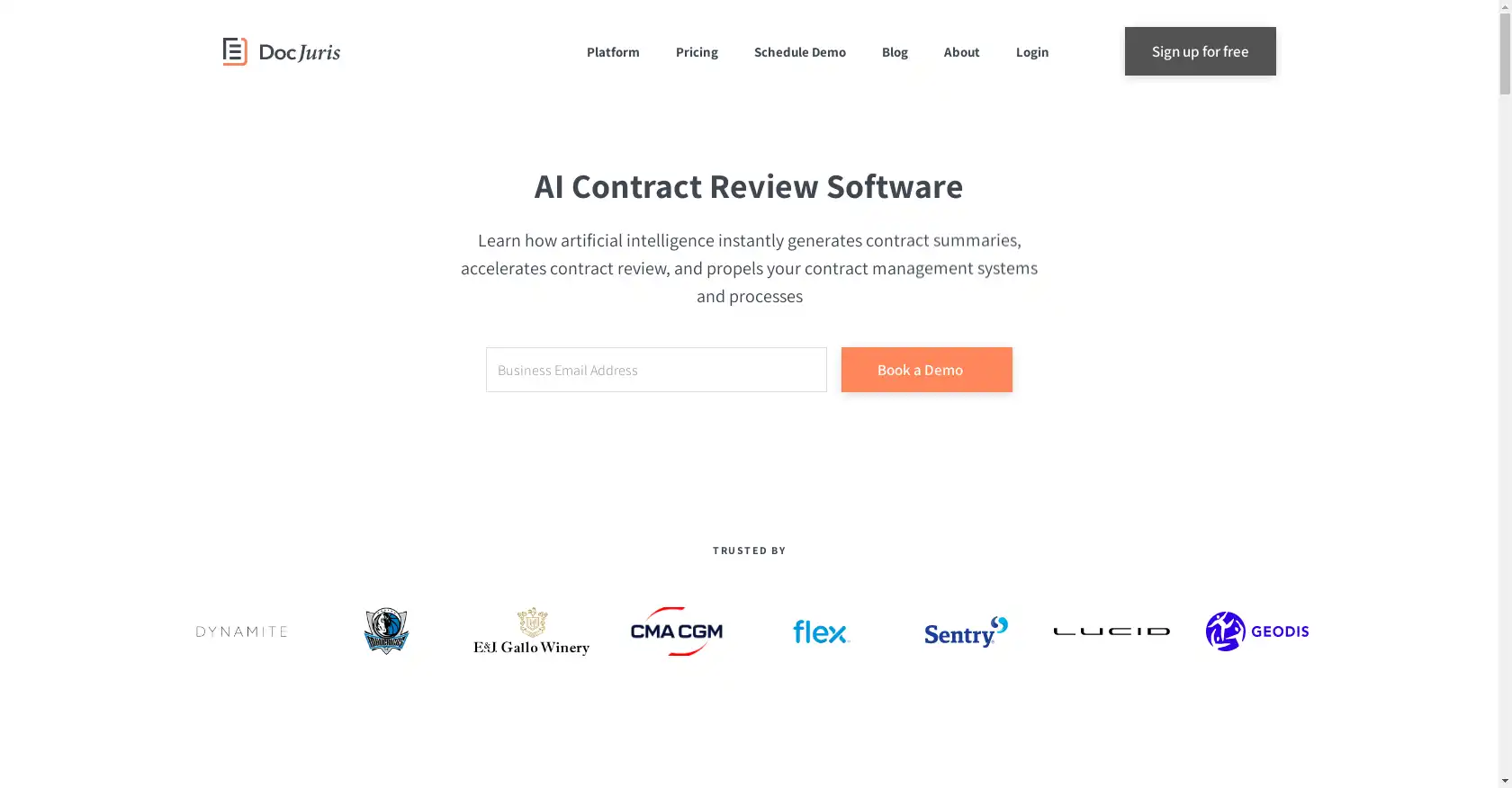 DocJuris - AI tool for Contract analysis, Risk assessment, Contract Review