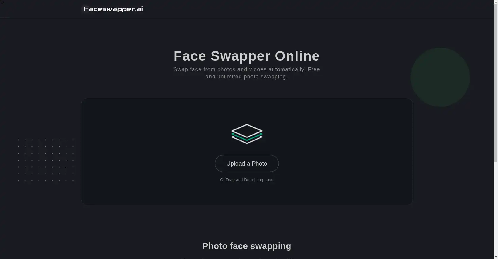 FaceSwapper AI - AI tool for Photo and video swap, Face swap, Unlimited swapping, Automatic swapping