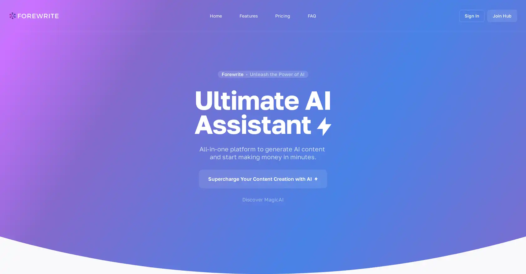 Forewrite - AI tool for Copywriting, Content writing, AI Chat, AI Vision, AI Voiceover, YouTube to Blog, AI Speech to text, AI File Chat, Article Wizard, AI Image, Article Rewriter, Brand Voice, AI Code Generator