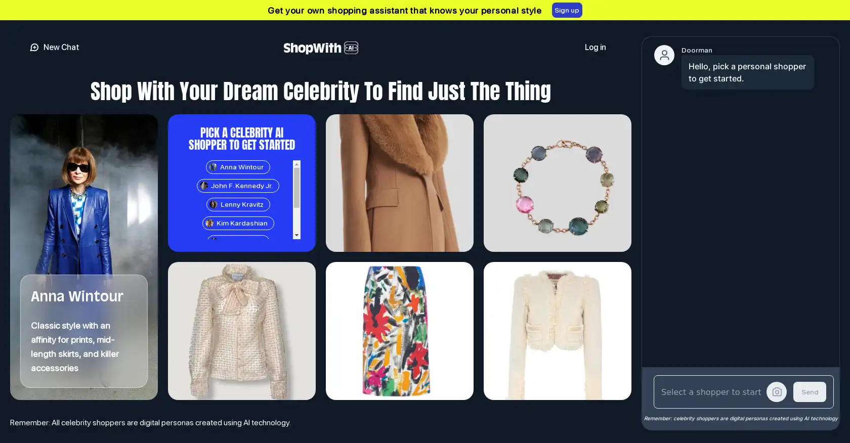 Go Shop With AI - AI tool for Personalized recommendations, Virtual stylist, Fashion AI, Style matching, Smart shopping