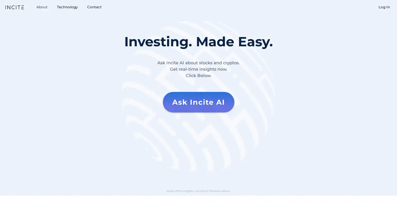Incite AI - AI tool for Trading, Stock prediction