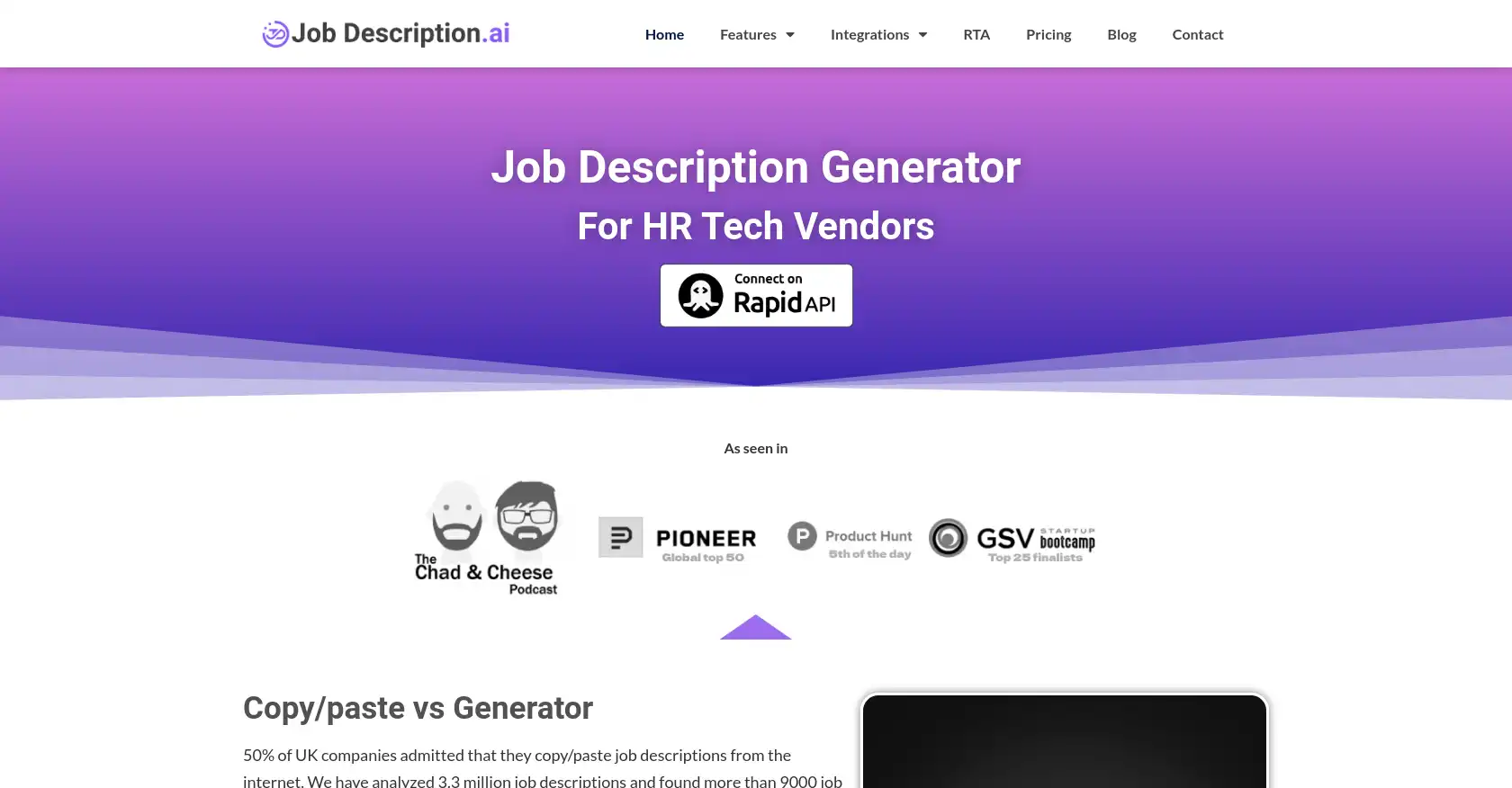Job Description AI - AI tool for Recruitment, HR, Job description
