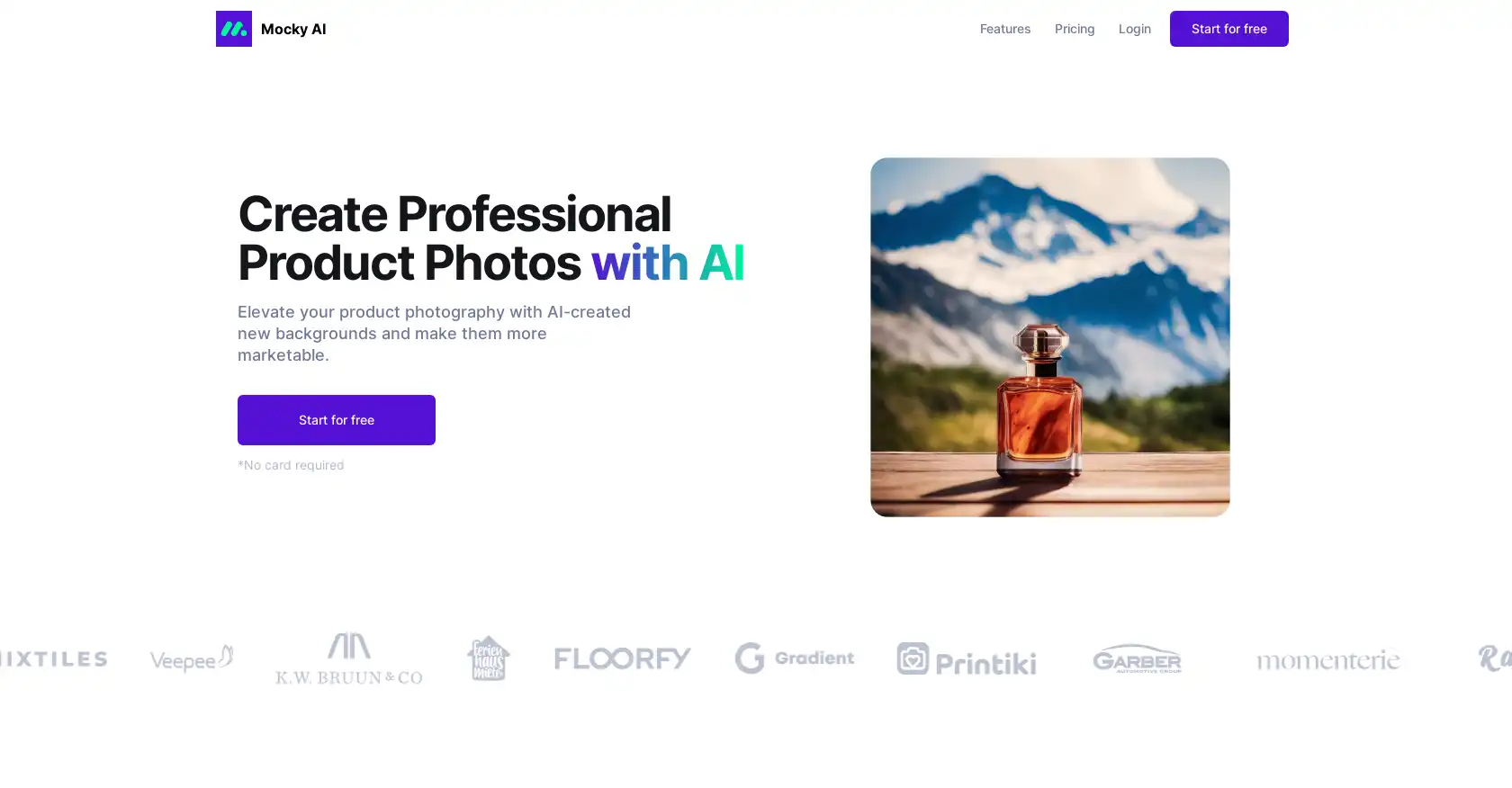 Mocky AI - AI tool for Image Generator, Background removal, Photo editing, Customizable backgrounds, Background Replacement