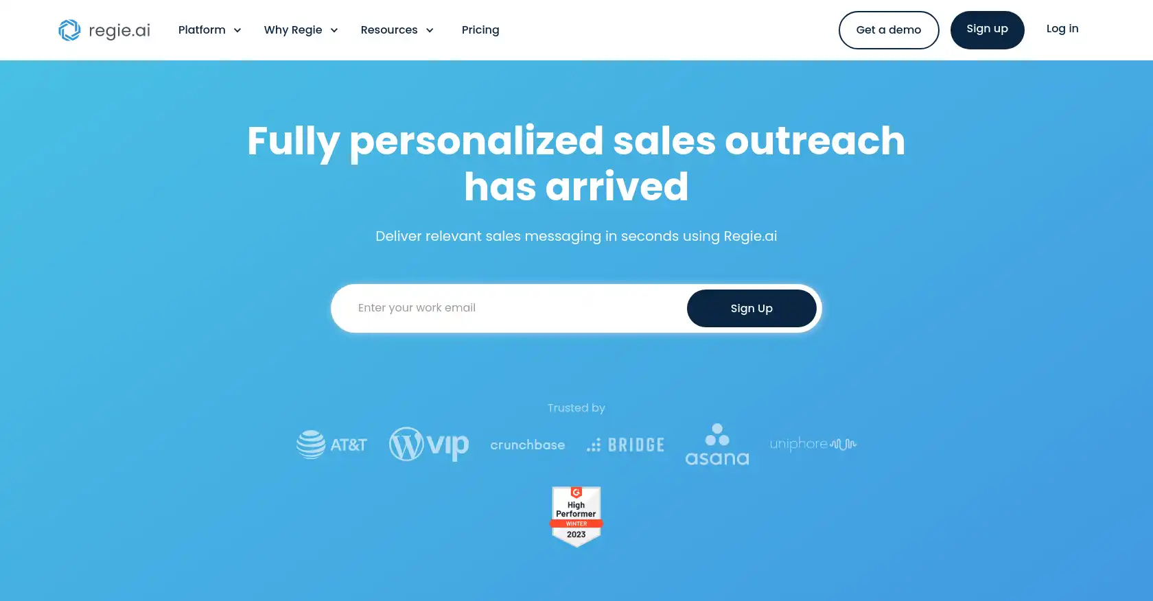 Regie AI - AI tool for Engagement, Email marketing, Personalized Email, Sales Automation