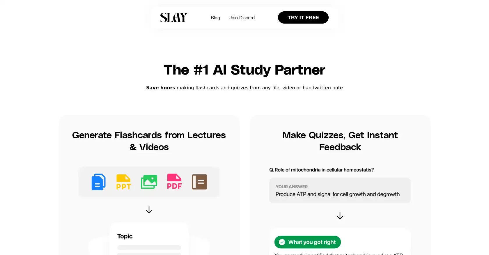 SlaySchool - AI tool for SlaySchool, AI-powered studying, Interactive learning tools