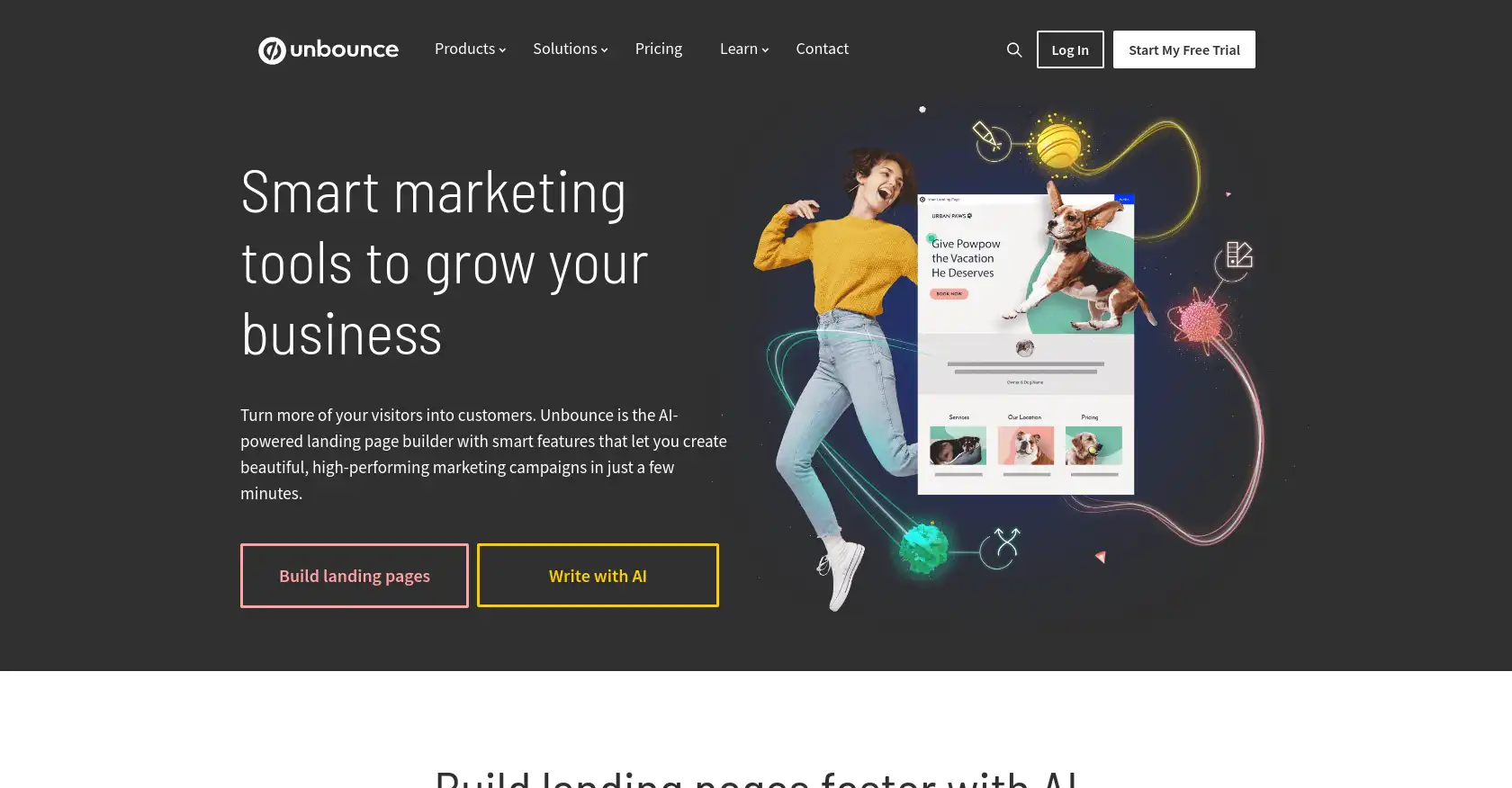 Unbounce - AI tool for Copywriting, Marketing, Social Ads, Landing Pages, Lead Generation