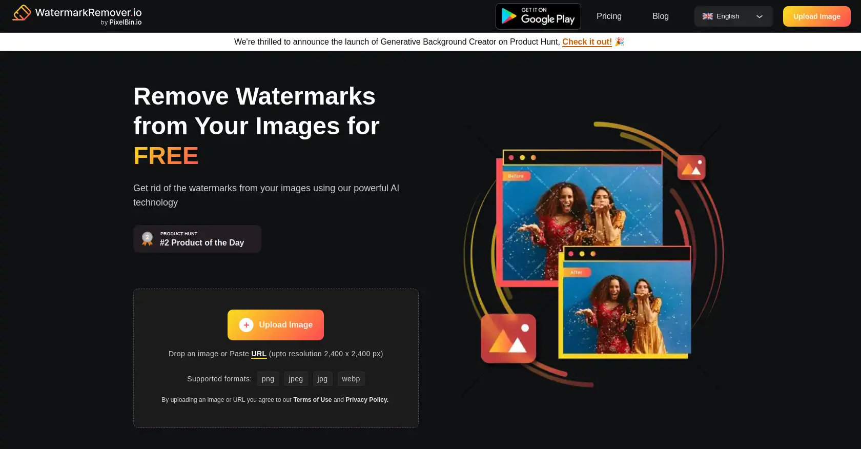 WatermarkRemover - AI tool for Image processing, Watermark removal, Video processing