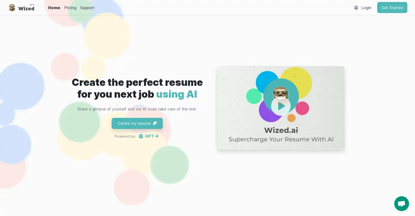 Wized AI - AI tool for Resume builder, HR, Hiring