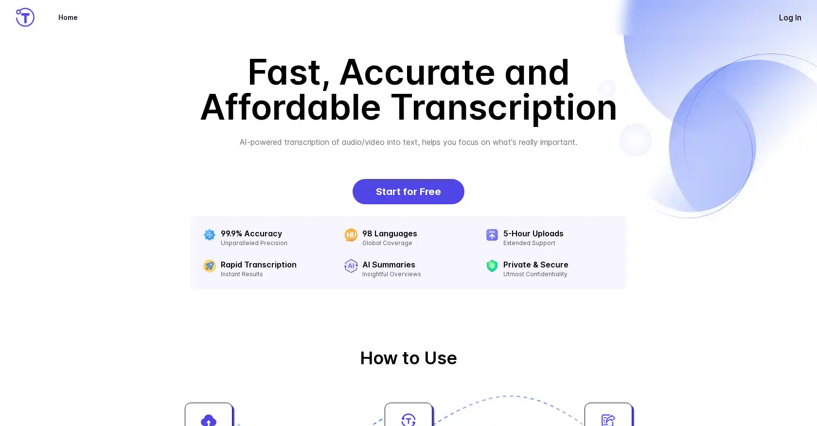 Yescribe.ai: Transcribe Audio&Video to Text with AI