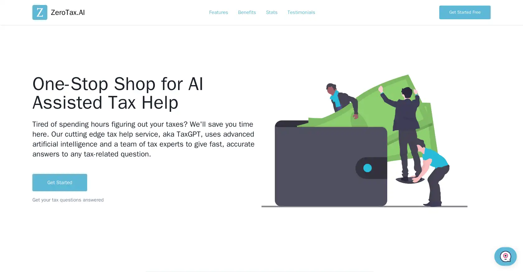 ZeroTax.AI - AI tool for TaxGPT, Tax Assistant, Tax Help, Tax Chatbot